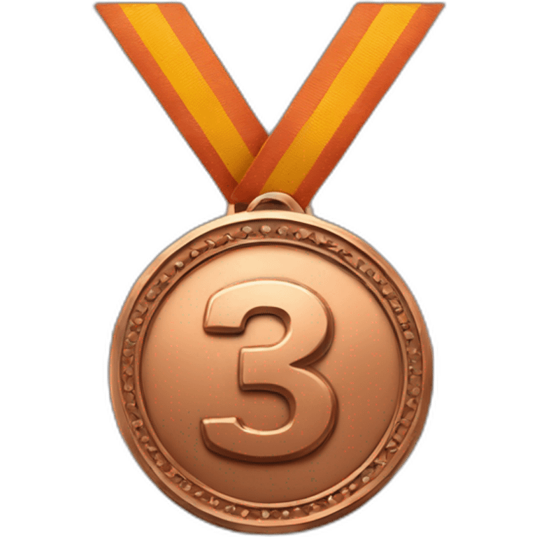 Bronze 3rd place medal emoji