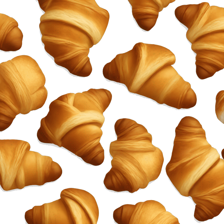 Croissants forming a heart  emoji