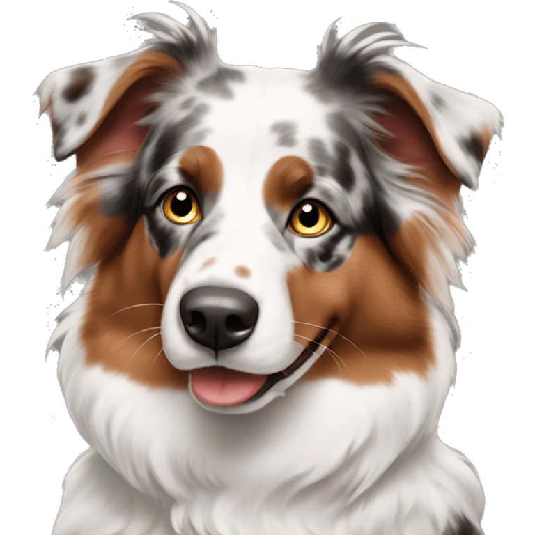 Red Merle Aussie  emoji