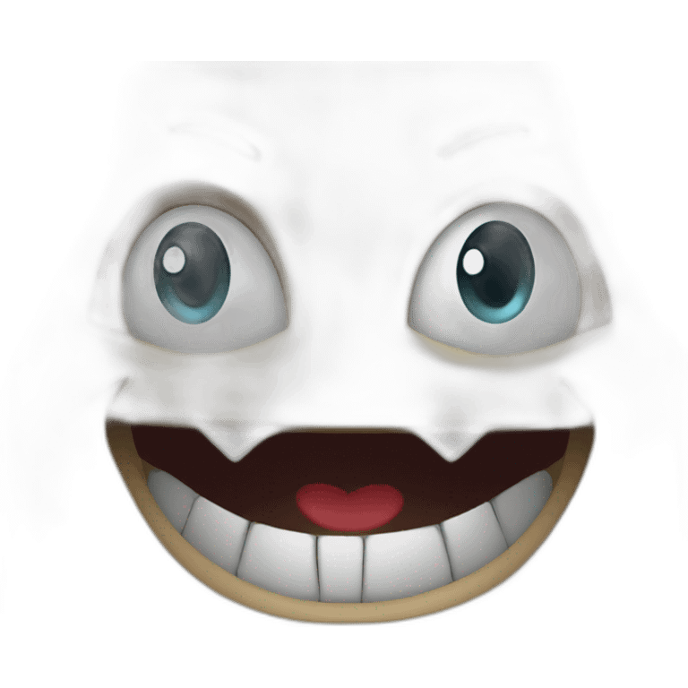 Scary smile  emoji