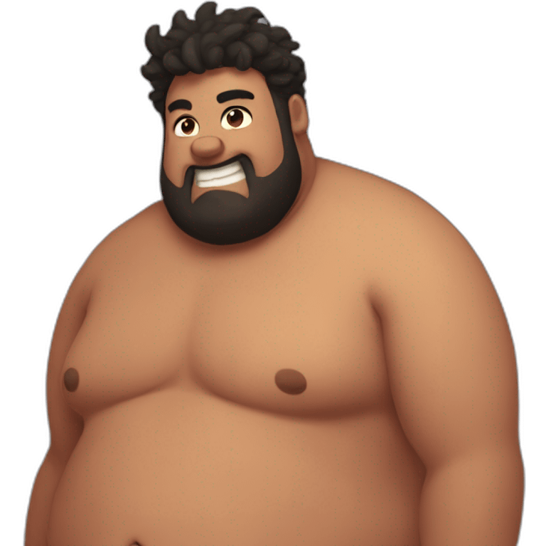 Fat Discord mod shirtless emoji