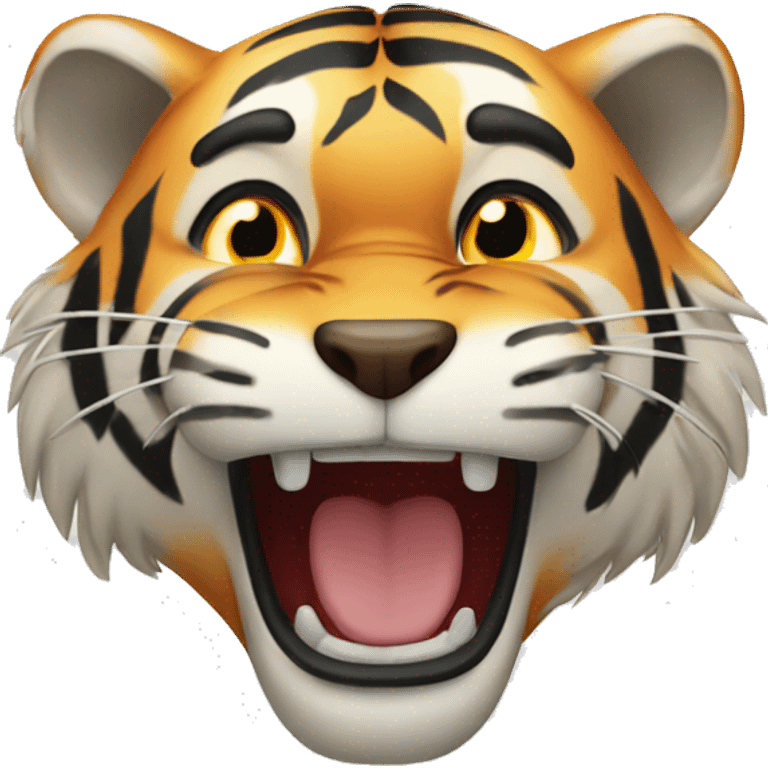 
tiger is crying emoji