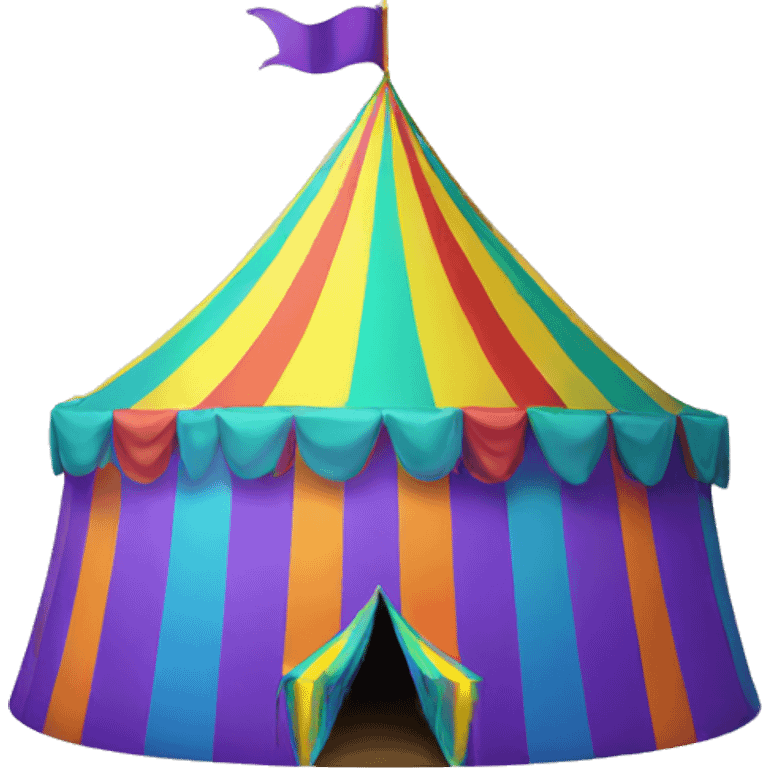 rainbow big top emoji