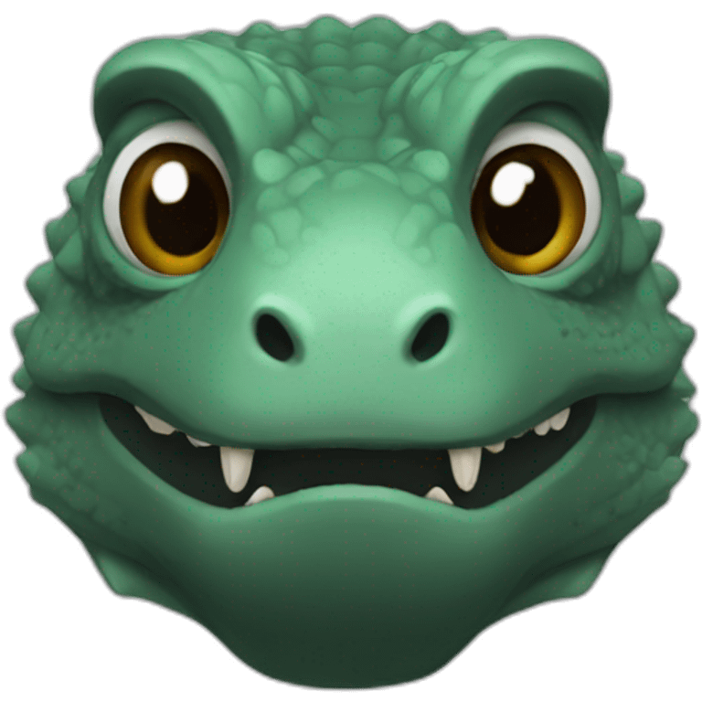 Komodo with beard emoji