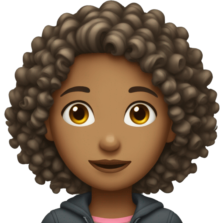 curly haired girl  emoji