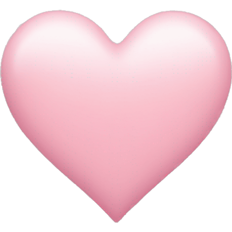 Light pink heart  emoji