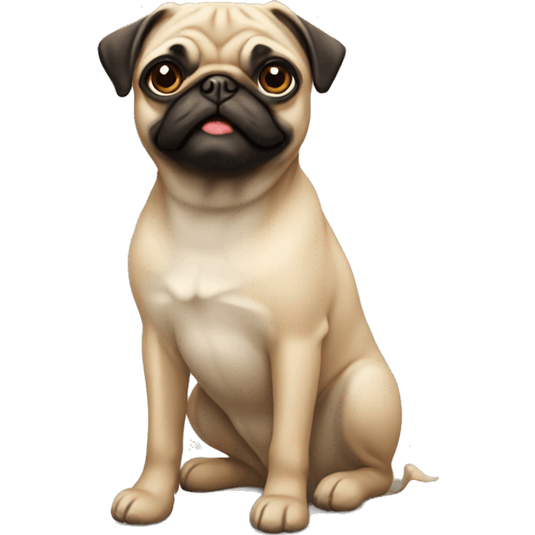 Pug female emoji