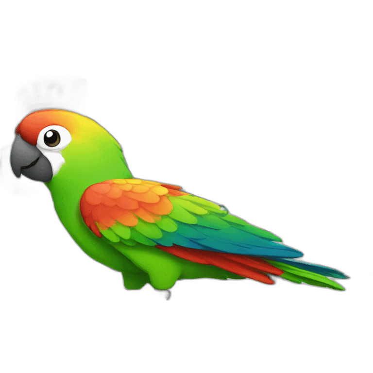 parrot keyboard emoji