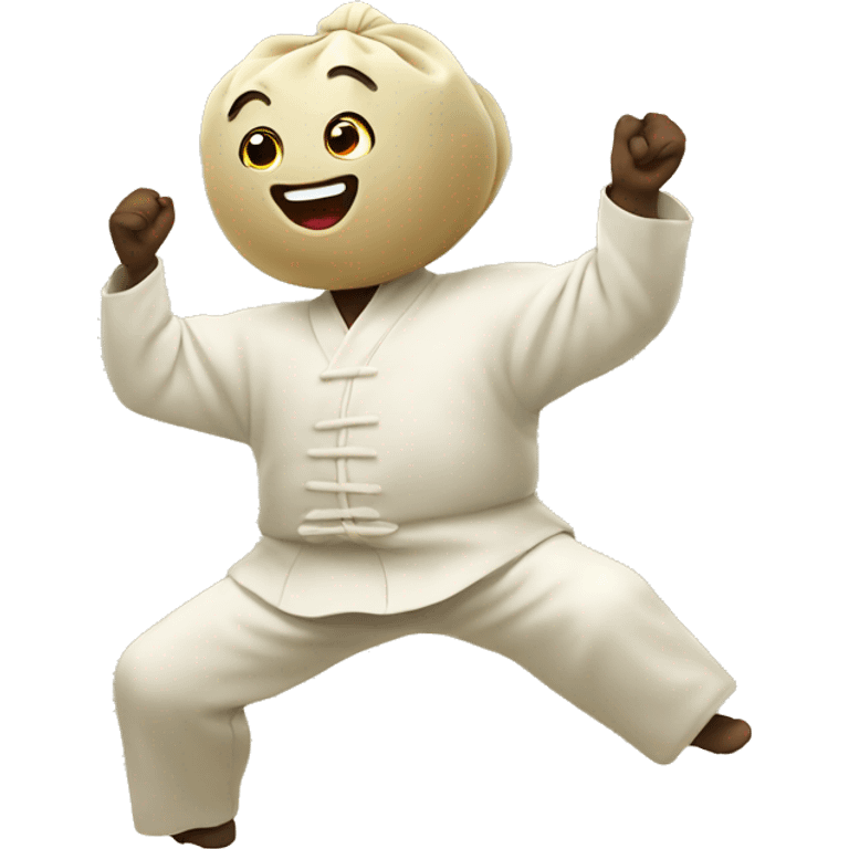 Dumpling dancing emoji