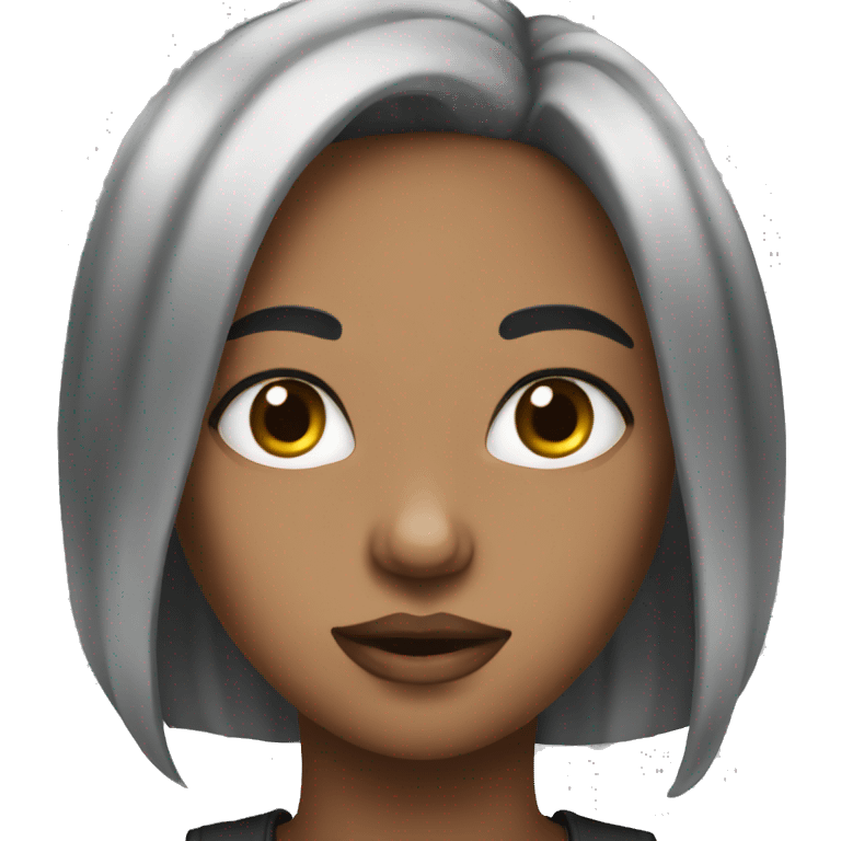 Black baddie emoji