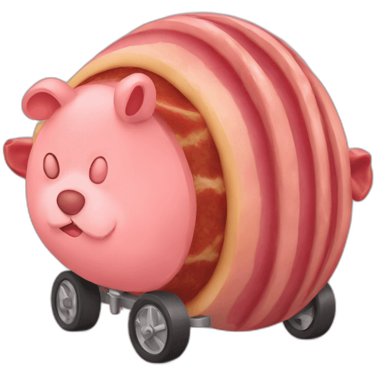 Ham on wheels emoji