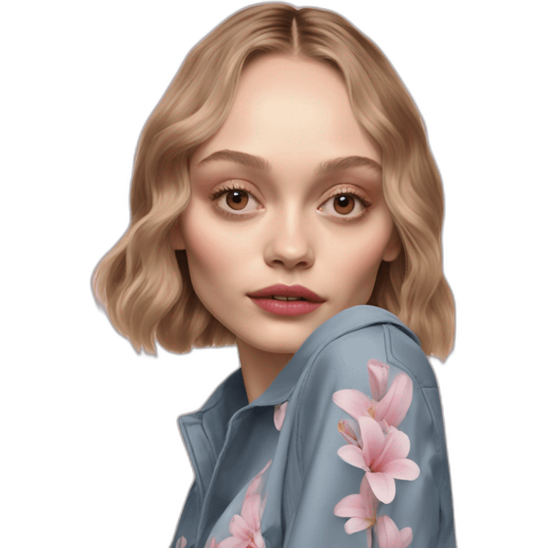 lily rose depp emoji