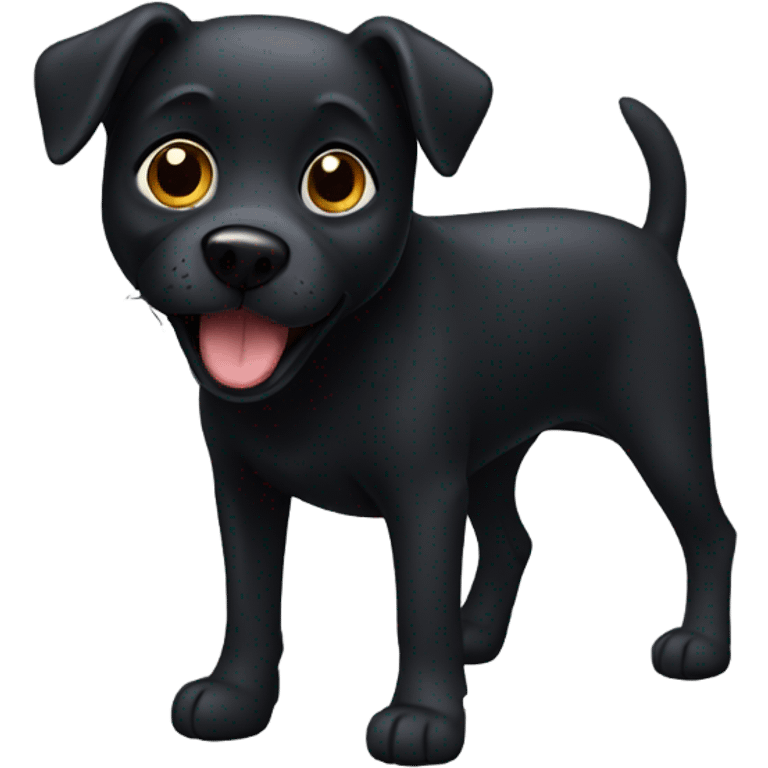 Black dog emoji