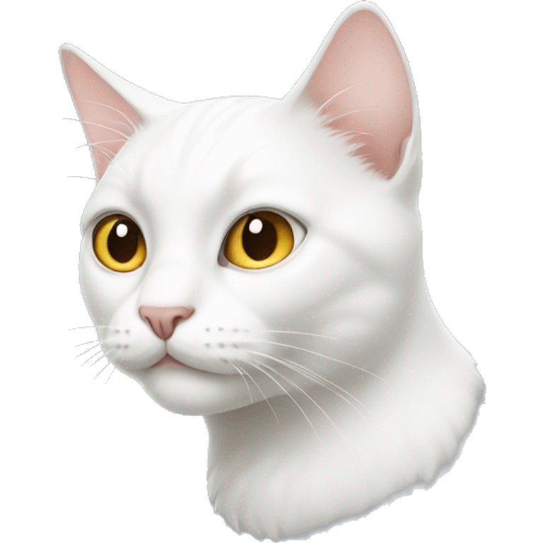 White cat  emoji