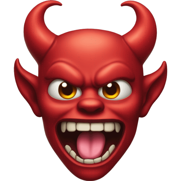 devil emoji with tongue out emoji