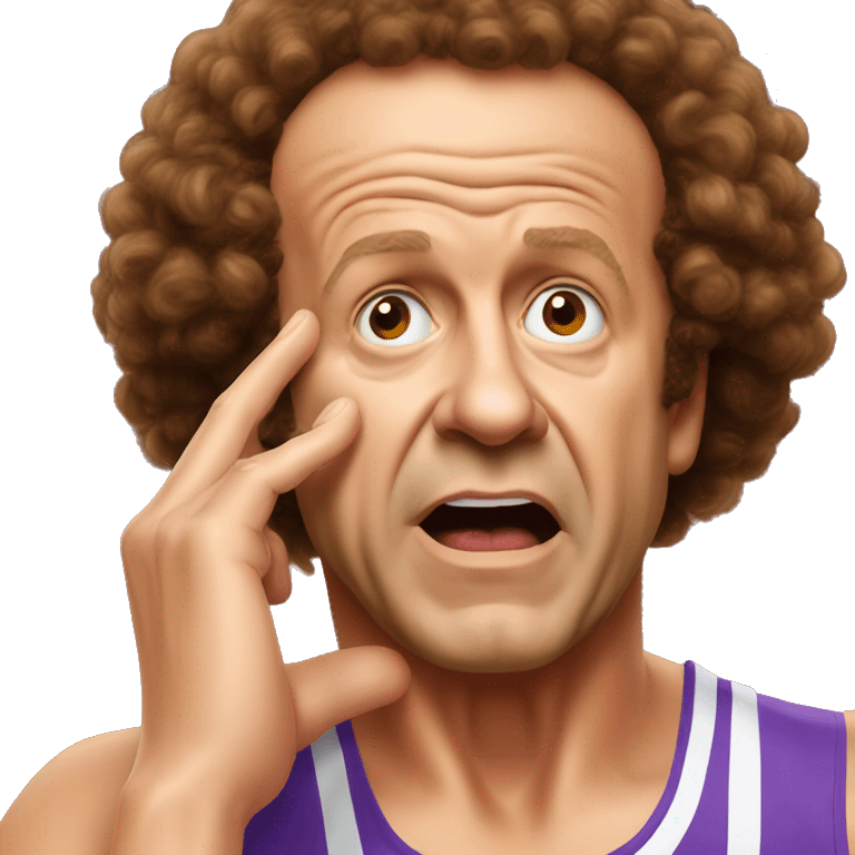 Richard Simmons facepalm emoji