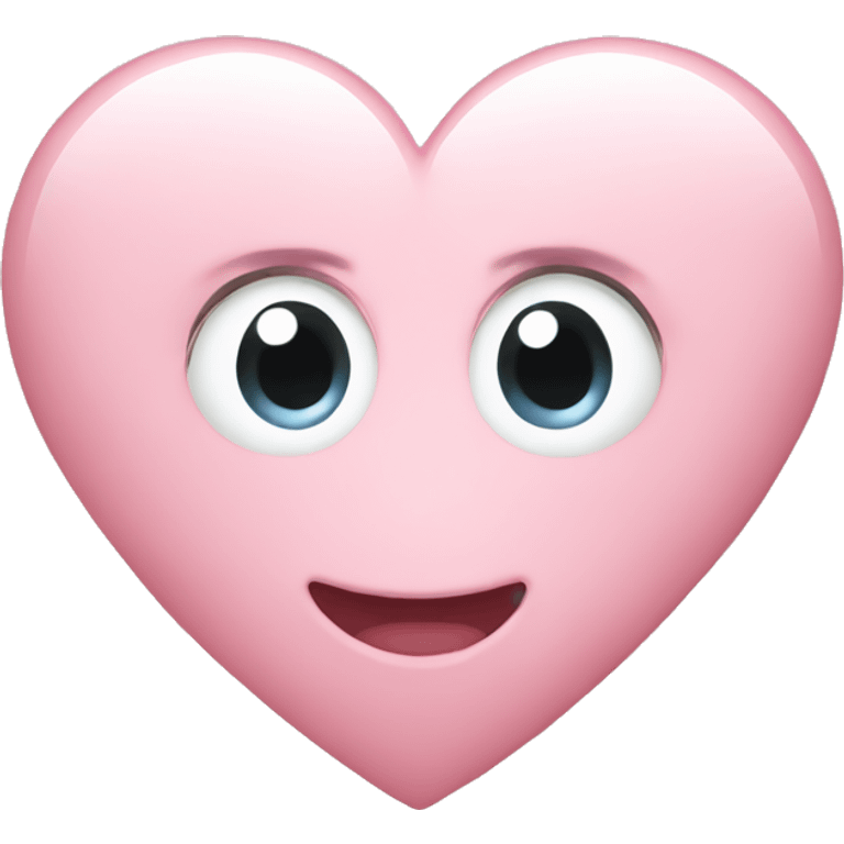 Light pink heart emoji