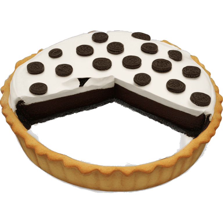 Oreo cookie pie  emoji