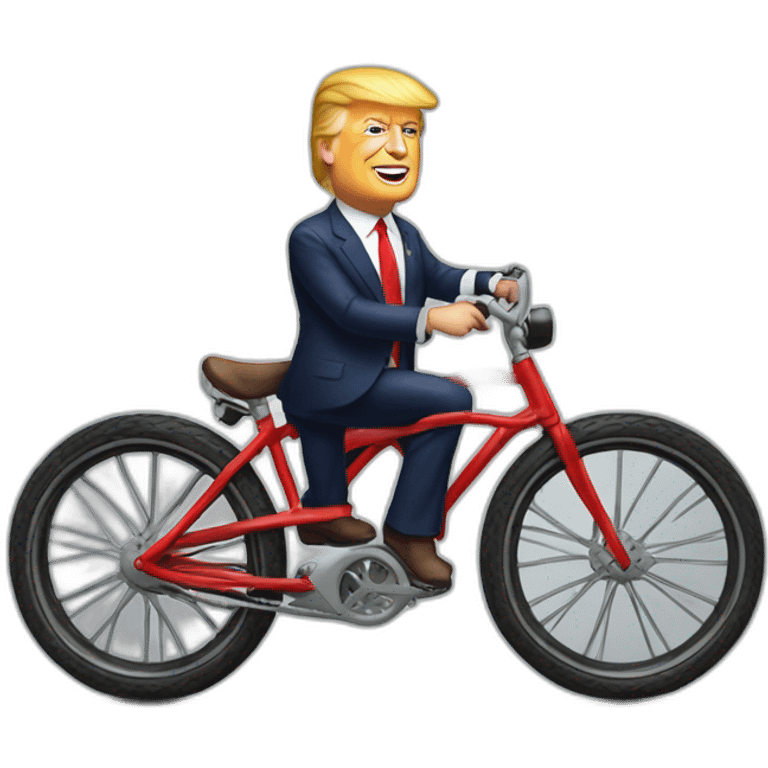 Donald Trump bike emoji