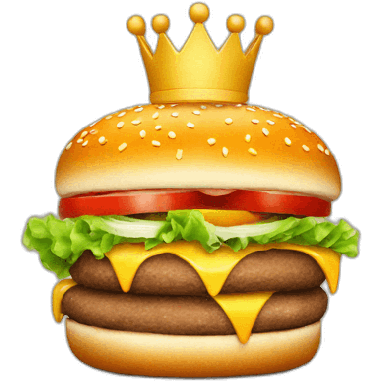 burger-with-crown emoji