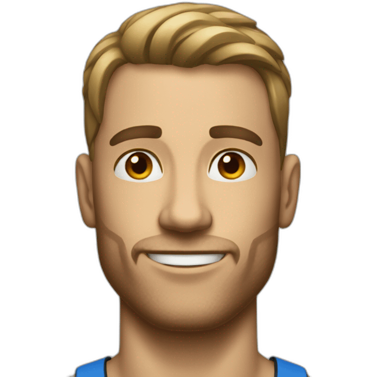 tall good looking sporty man emoji