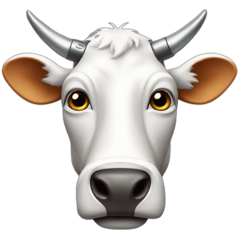 robotic cow emoji