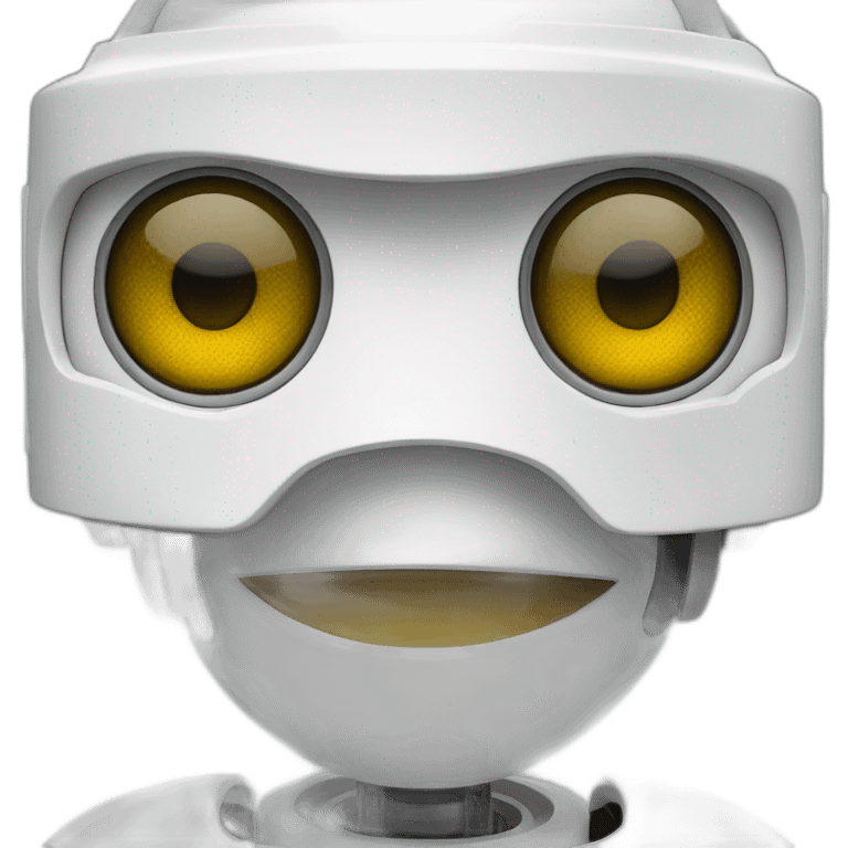 A hidden wheeled Robot with touche screen as face emoji