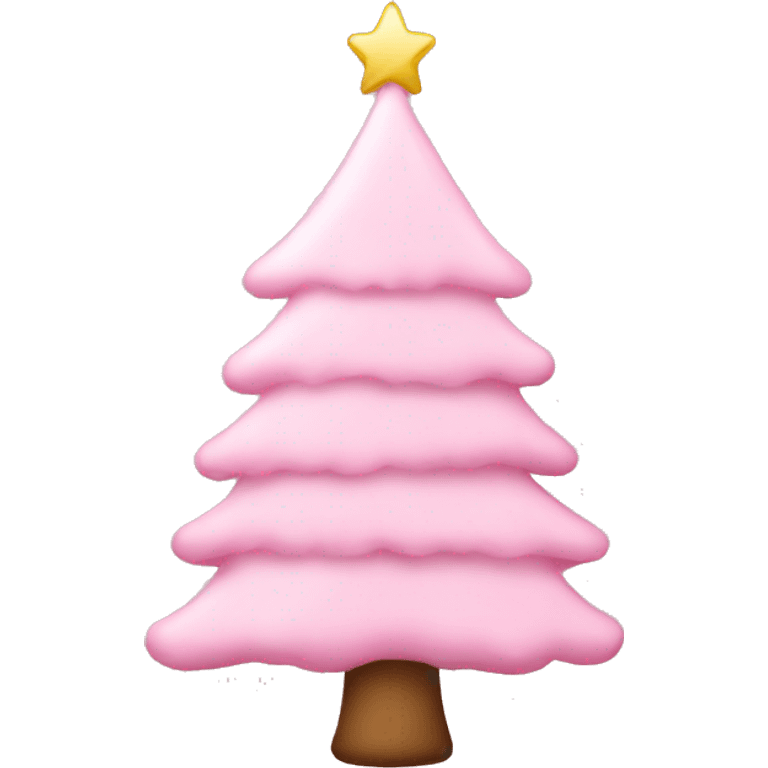 baby pink christmas tree emoji