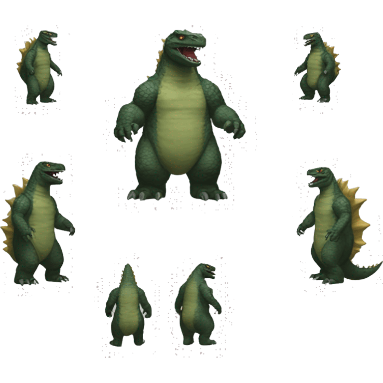 godzilla en robe emoji