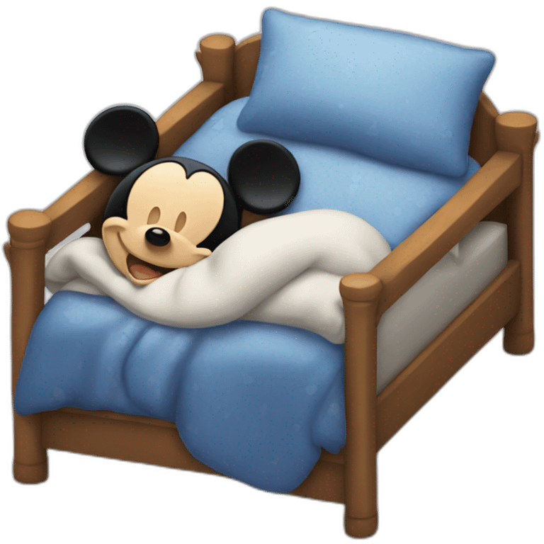 Mickey Mouse sleeping emoji