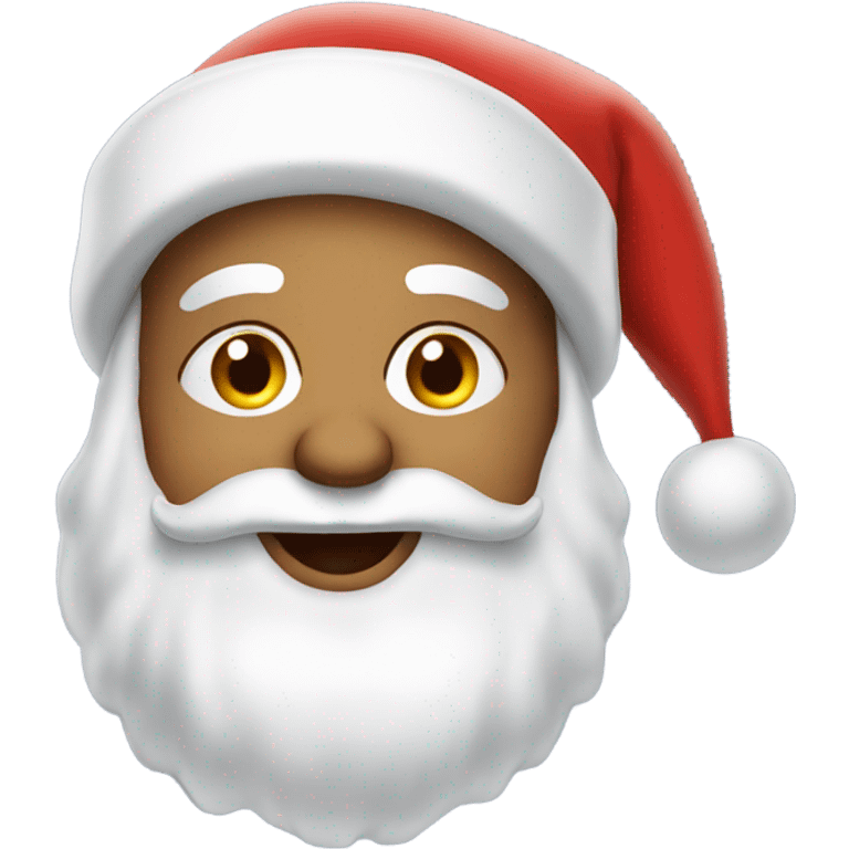 Santa Claus winking emoji