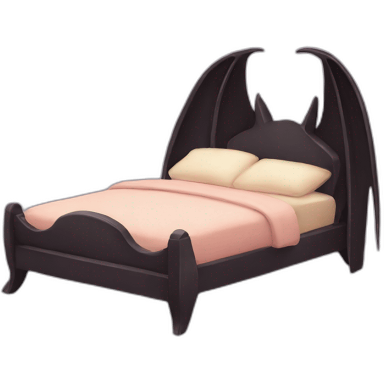 Bat bed love emoji