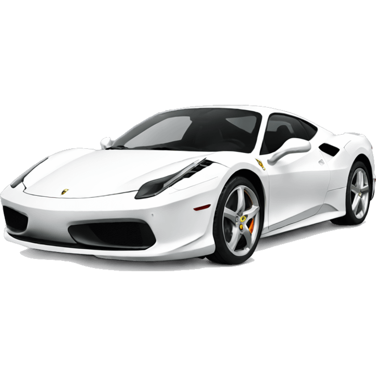 White ferrari emoji