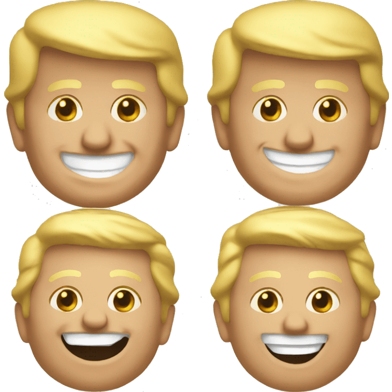 Smiling Trump emoji