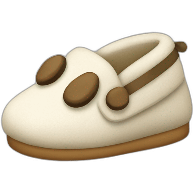 mini chaussons emoji