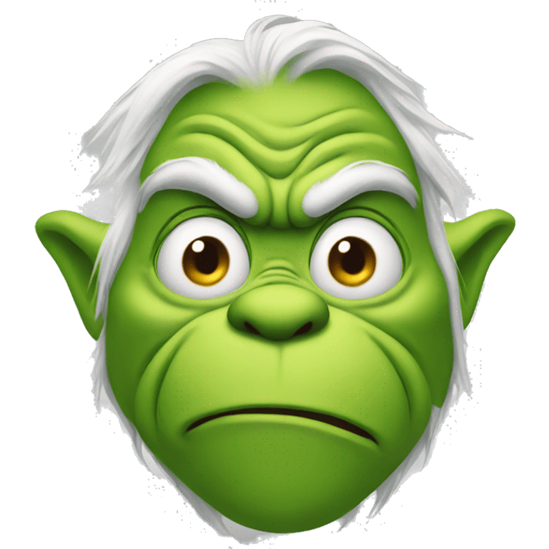 Mad grinch emoji