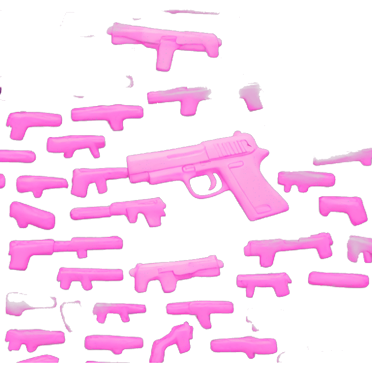 Pink gun emoji