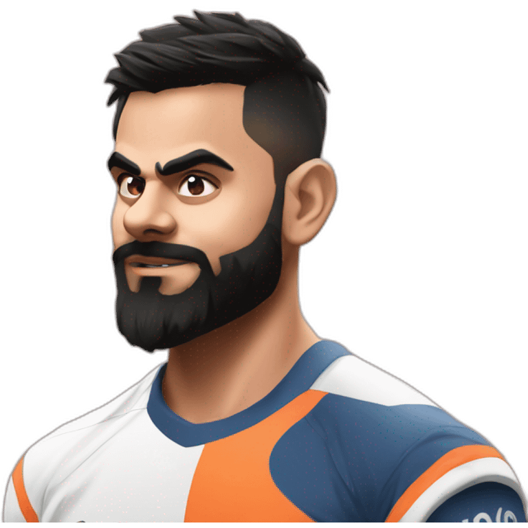 Virat Kohli Minimal Wallpaper emoji