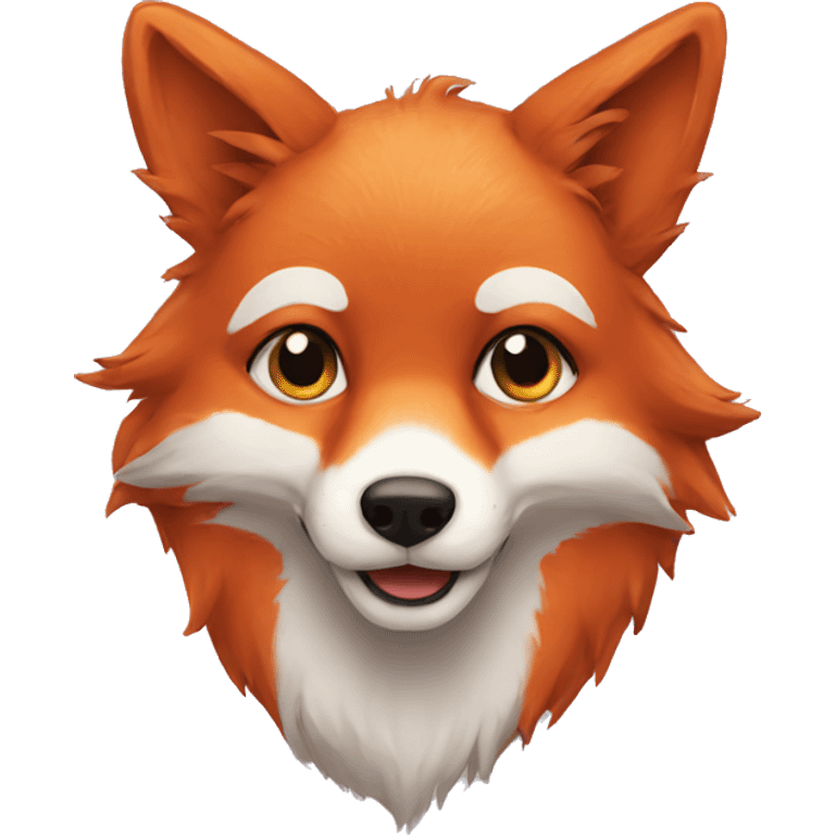 pet the fox emoji