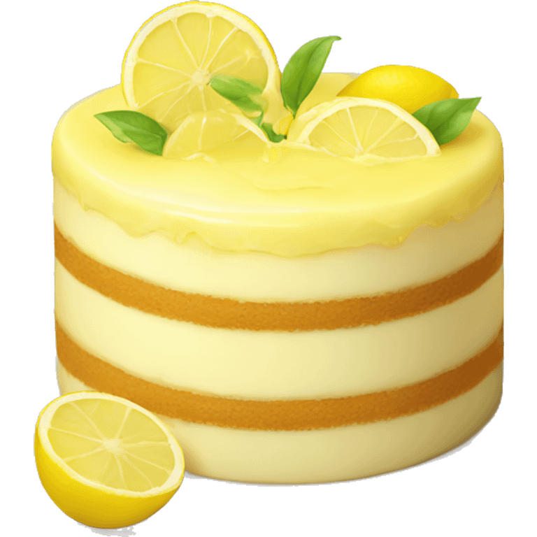 lemon cake emoji