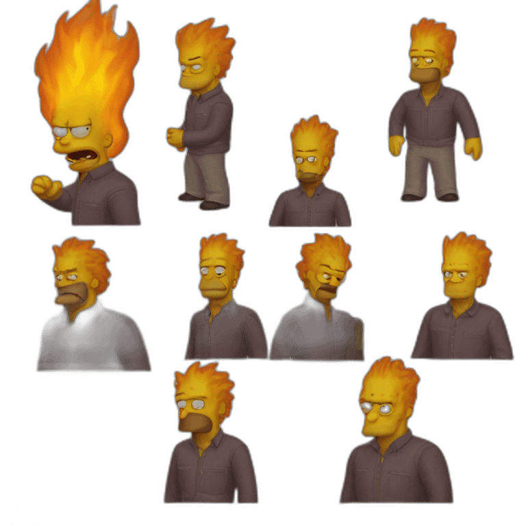 monsoeir burns des simpsons emoji