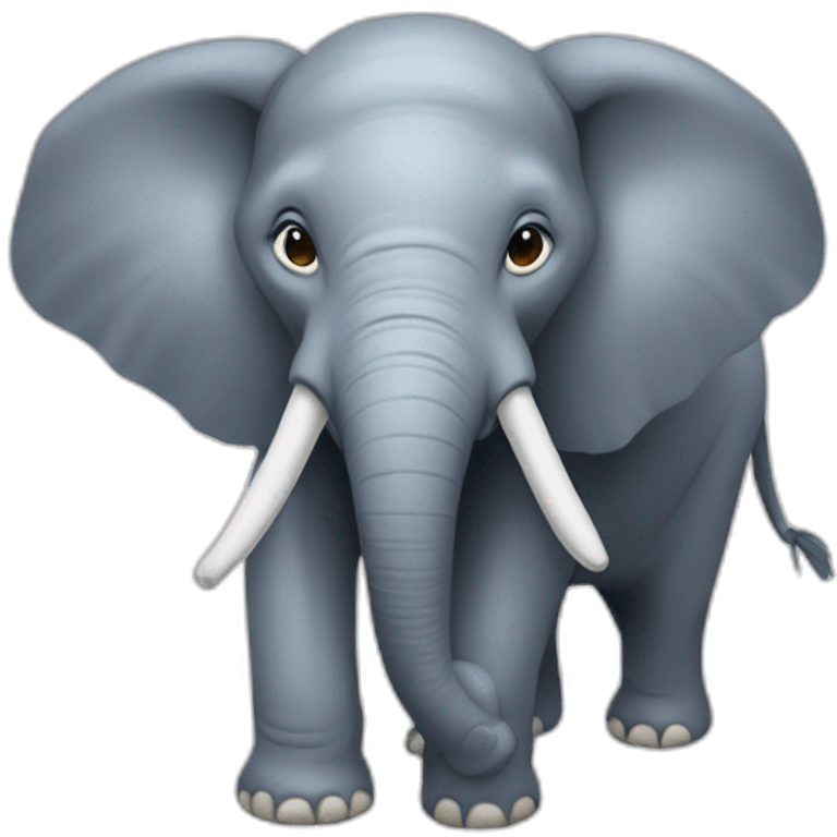 Éléphant cœur  emoji