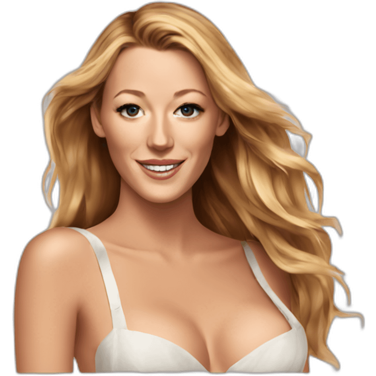 blake lively shirtless emoji