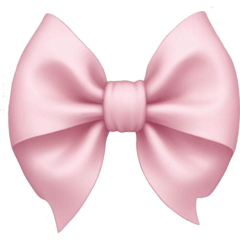 Light pink bows emoji