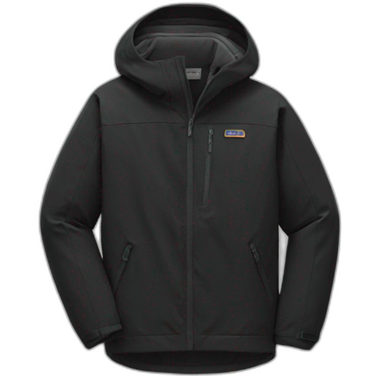 black-patagonia-jacket emoji