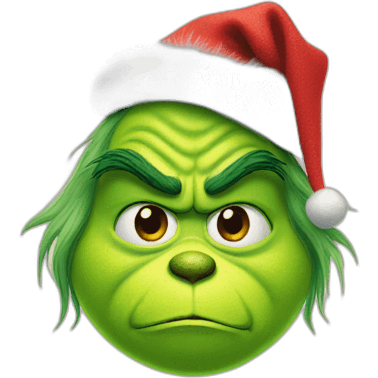 grinch in ugly sweater emoji