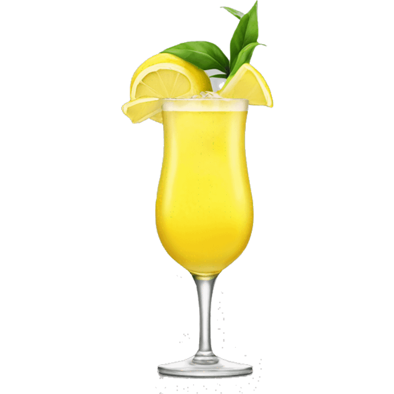 Cocktail lemon emoji