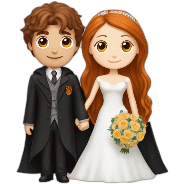 Harry Potter anda Ginny just married emoji