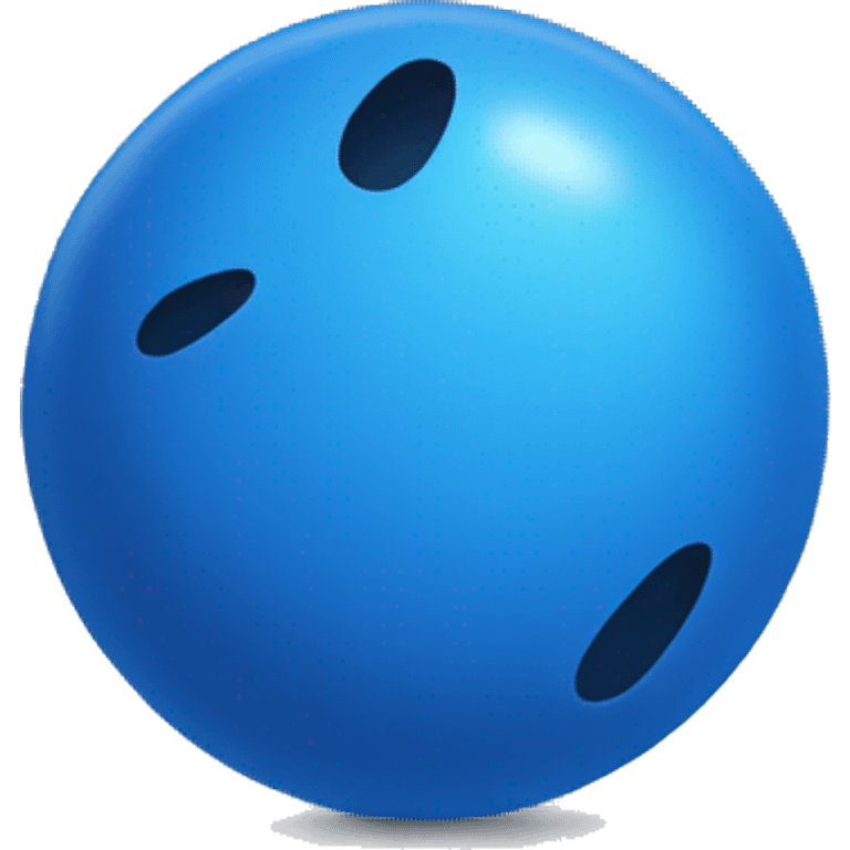 Blue ball emoji