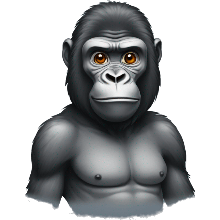 Male gorilla emoji